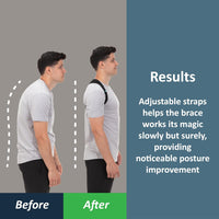 ComfyBrace Adjustable Posture Corrector – Breathable Back & Spine Support for Pain Relief