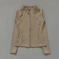 Yoga Clothes Windbreaker Sportswear Woman Running Long Sleeve Sweatshirt Sports Jackets Top Women Workout Tops Activewear