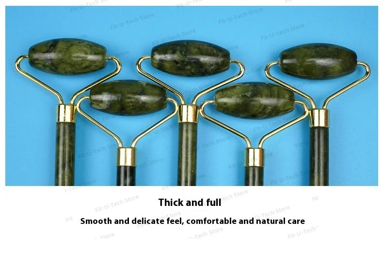 Jade Scraping Facial Massage Beauty Tool Natural Jade Scraping Board Roller Massager Law Tattoo Eye Beauty Bar